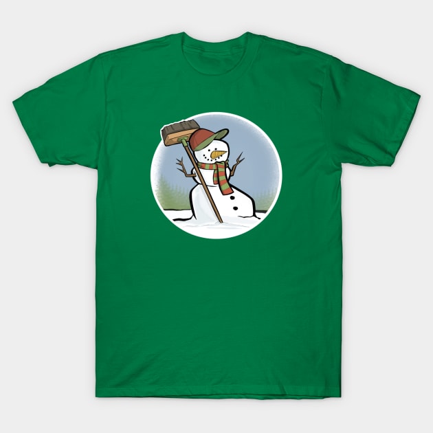 Snowman T-Shirt by Brinders